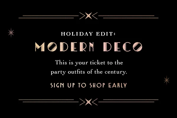 Sign Up To Shop Early