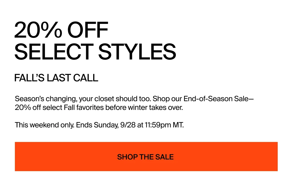 Shop the Sale
