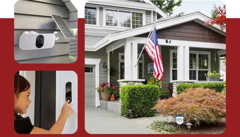 Various Arlo security products.