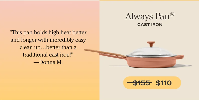 Cast Iron Always Pan | SHOP NOW