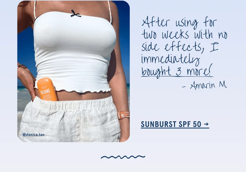 "After using for two weeks with no side effects, I immediately bought 3 more!" - Amarin M [SUNBURST SPF 50]