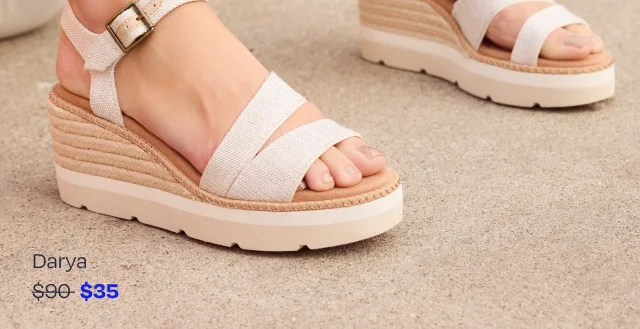 Darya Wedge Platform Sandal - Image