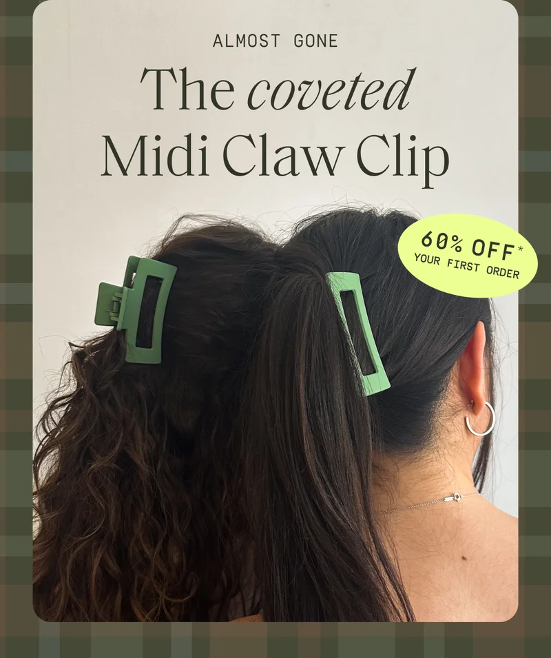 The coveted Midi Claw Clip | 60% off + Free Midi Claw Clip