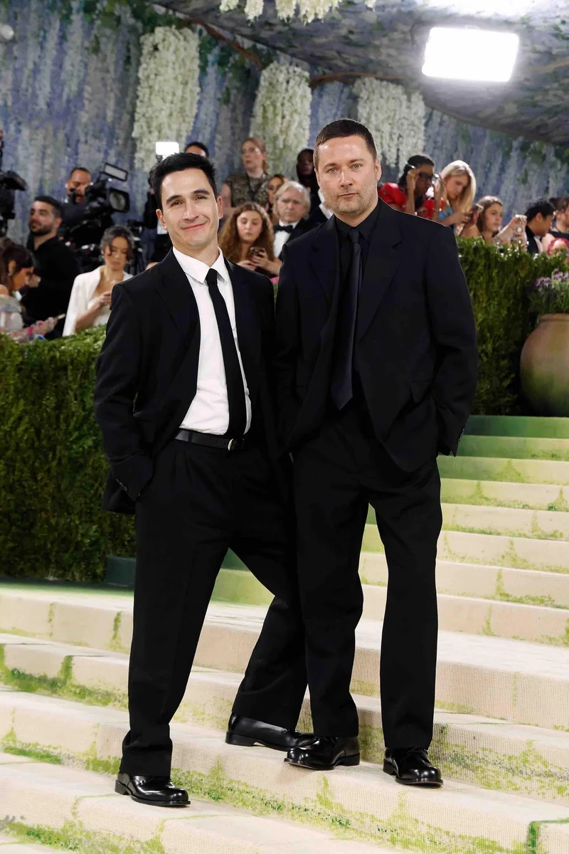 Lazaro Hernandez and Jack McCollough at the 2026 Met Gala red carpet