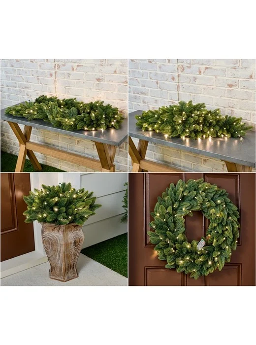 Bethlehem Lights Grand Radiance Greenery with 3-in-1 LEDs