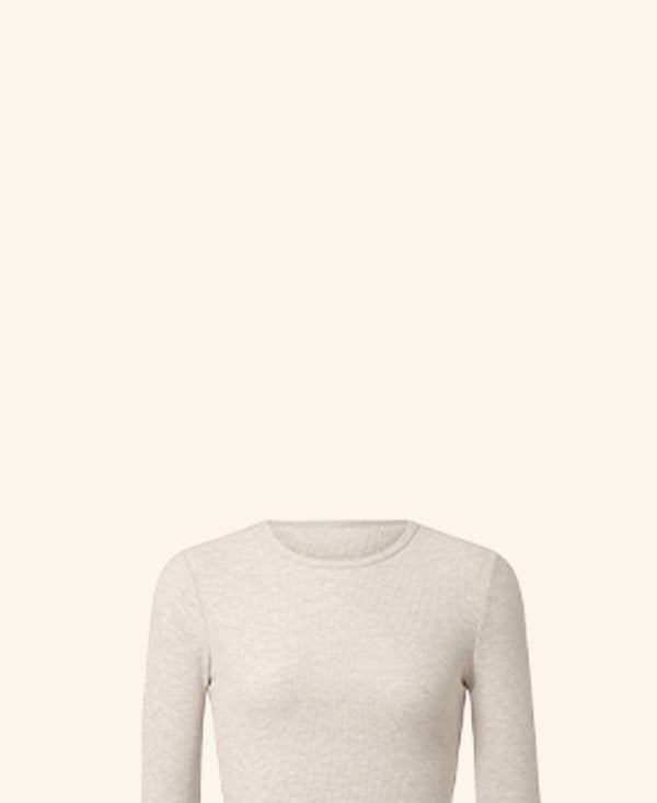 ribbed modal long sleeve