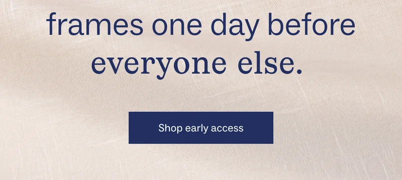 Shop early access