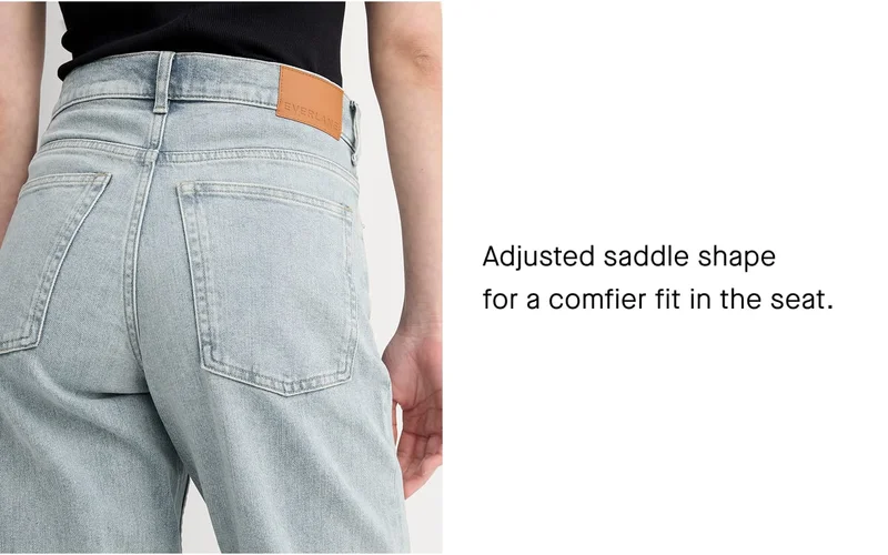 Adjusted saddle shape  for a comfier fit in the seat.