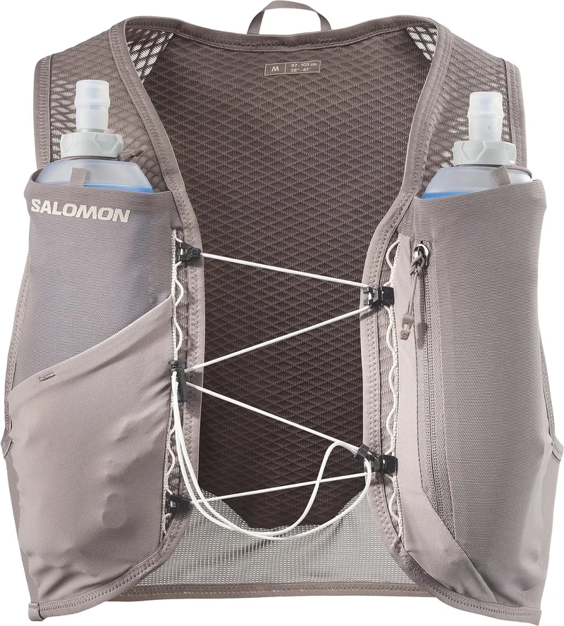 Salomon, Gravel Skin Running Hydration Vest with Flasks 4L