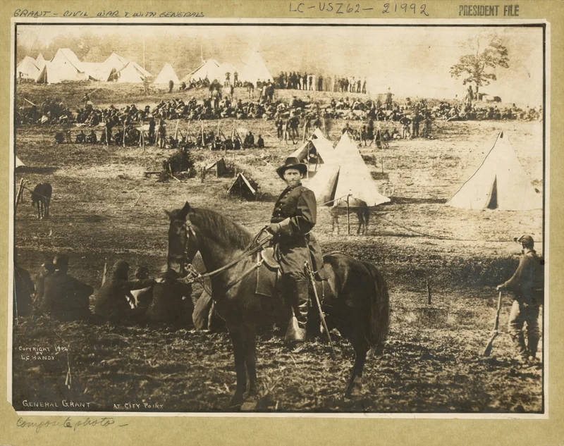 The face of General Ulysses.S. Grant in this image came from another photo