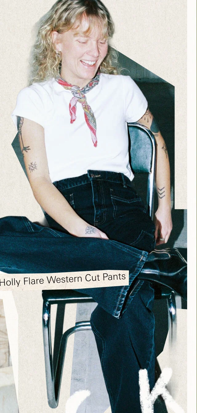 Holly Flare Western Cut Pants