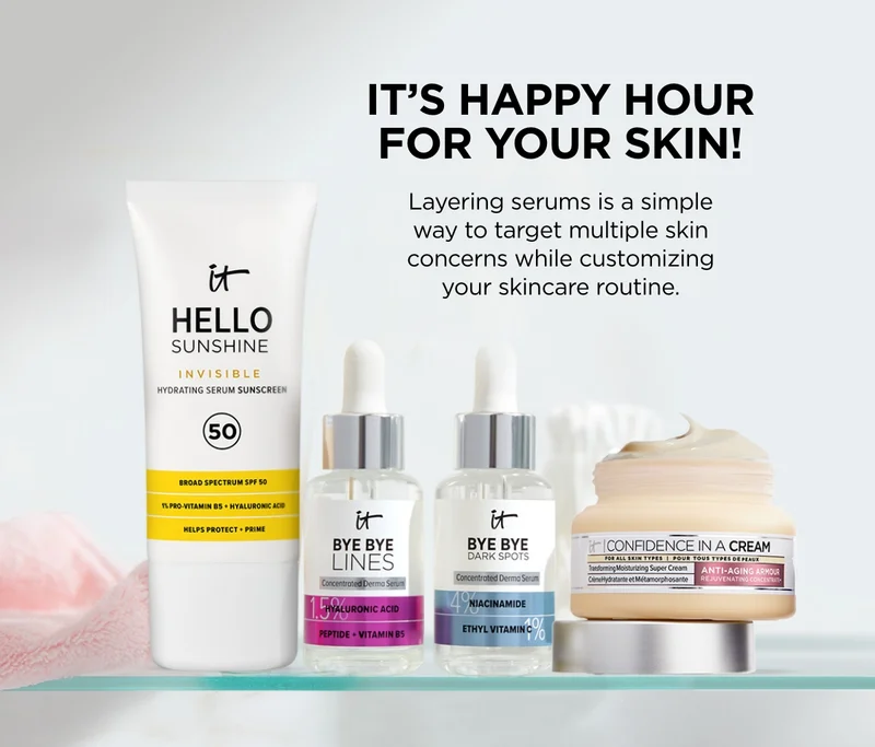 IT'S HAPPY HOUR FOR YOUR SKIN!
