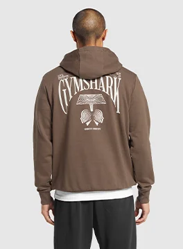 Hybrid Wellness Hoodie - Penny Brown