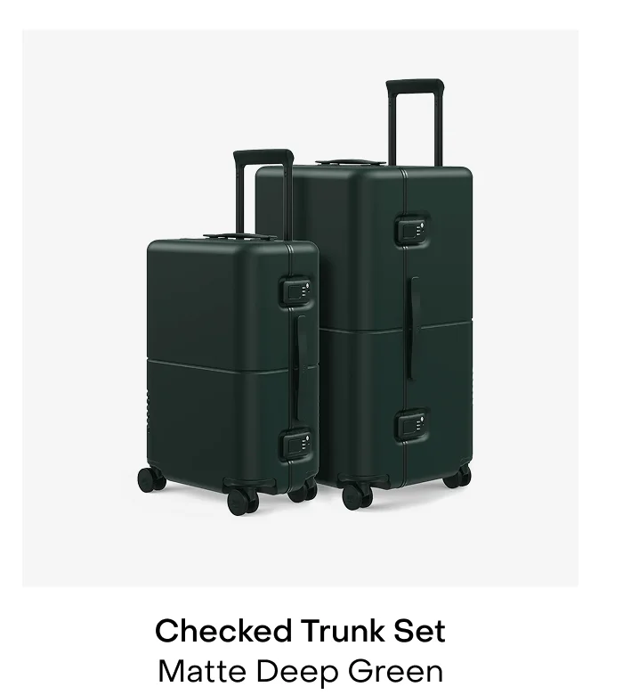 Checked Trunk Set