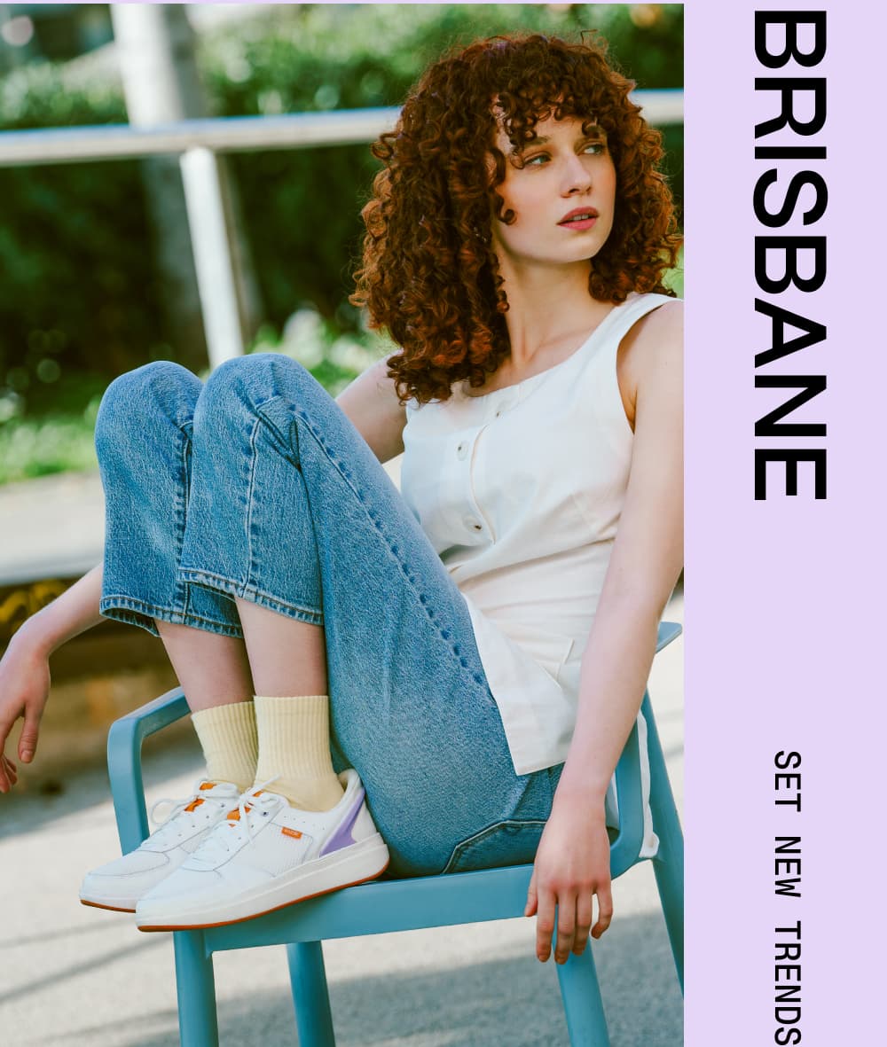 Brisbane Optic White Sunset Lilac. Set new trends. Shop now.