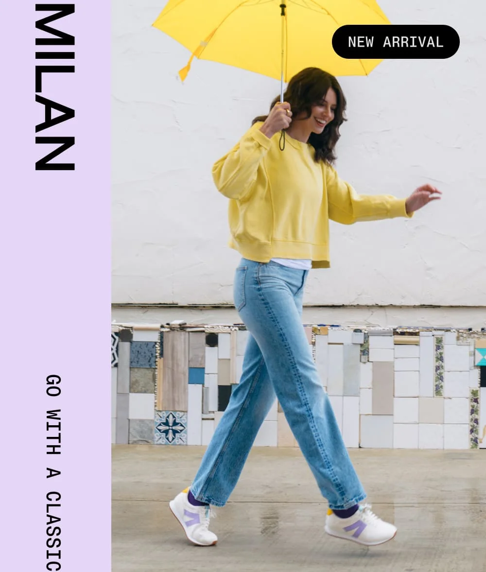Milan Pristine. New Arrival. Go with a classic. Shop now.