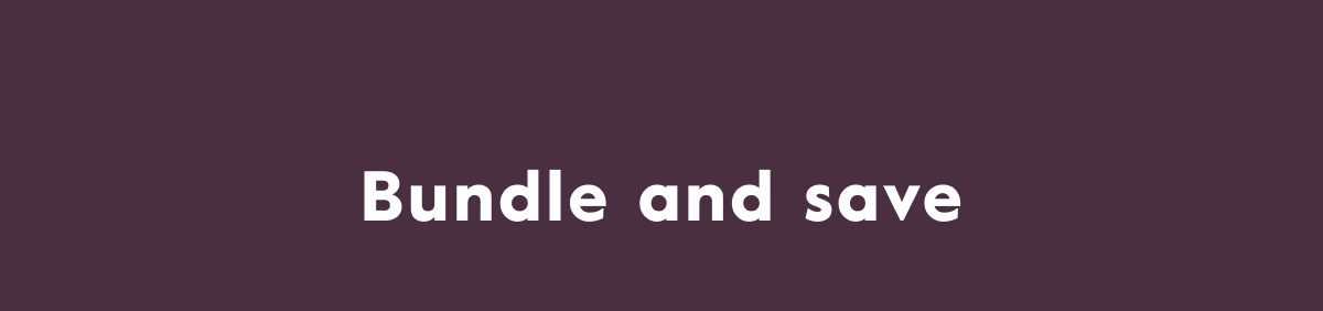 Bundle and save