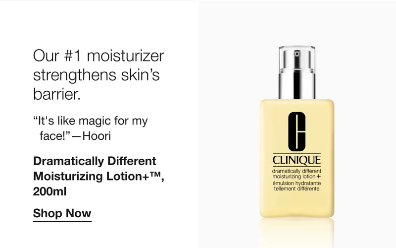 Our #1 moisturizer strengthens skin’s barrier. “It’s like magic for my face!” -Hoori | Dramatically Different Moisturizing Lotion+ TM, 200ml Shop Now