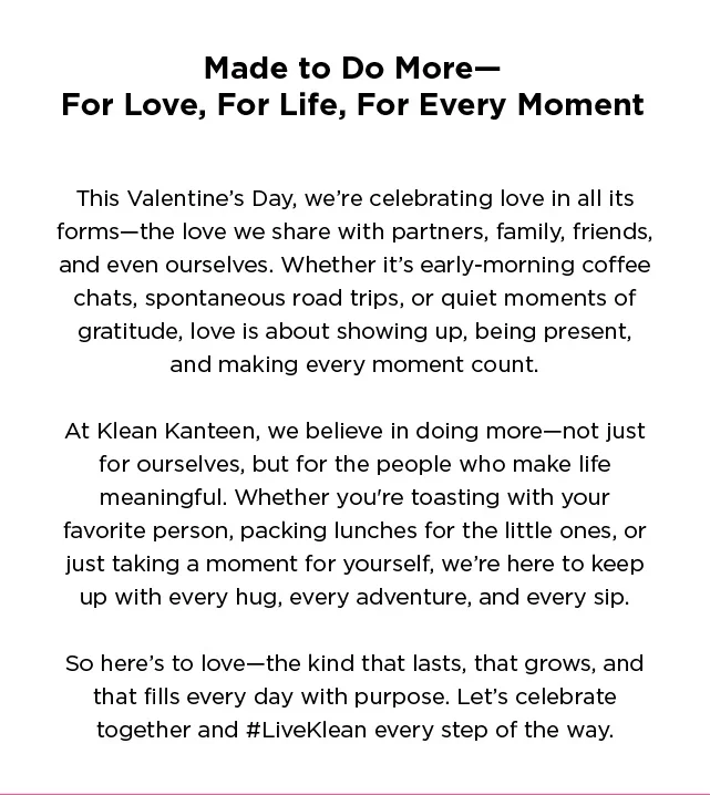Made to Do More - For Love, For Life, For Every Moment