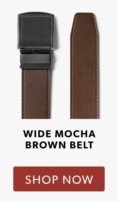 Shop Wide Mocha Brown Belt