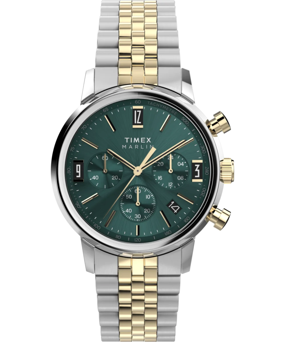 Image of Marlin® Chronograph Tachymeter 40mm Stainless Steel Bracelet Watch