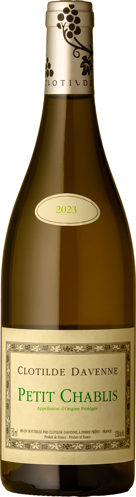 Image of Clotilde Davenne <br> Petit Chablis Chardonnay 2023