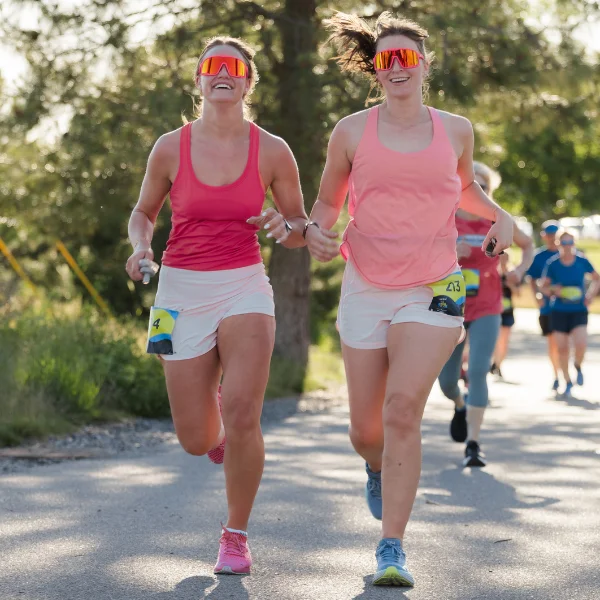 Group of runners in a race