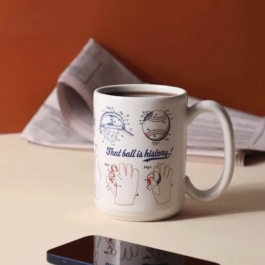 Baseball Every Day Interactive QR Mug