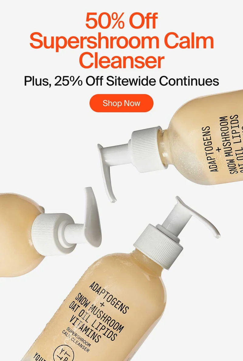 50% Off Supershroom Calm Cleanser