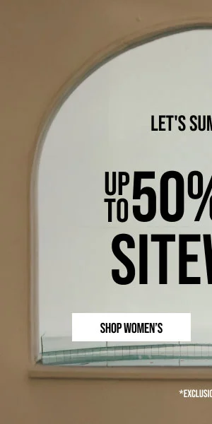 Up to 50% off Sitewide Shop Women's