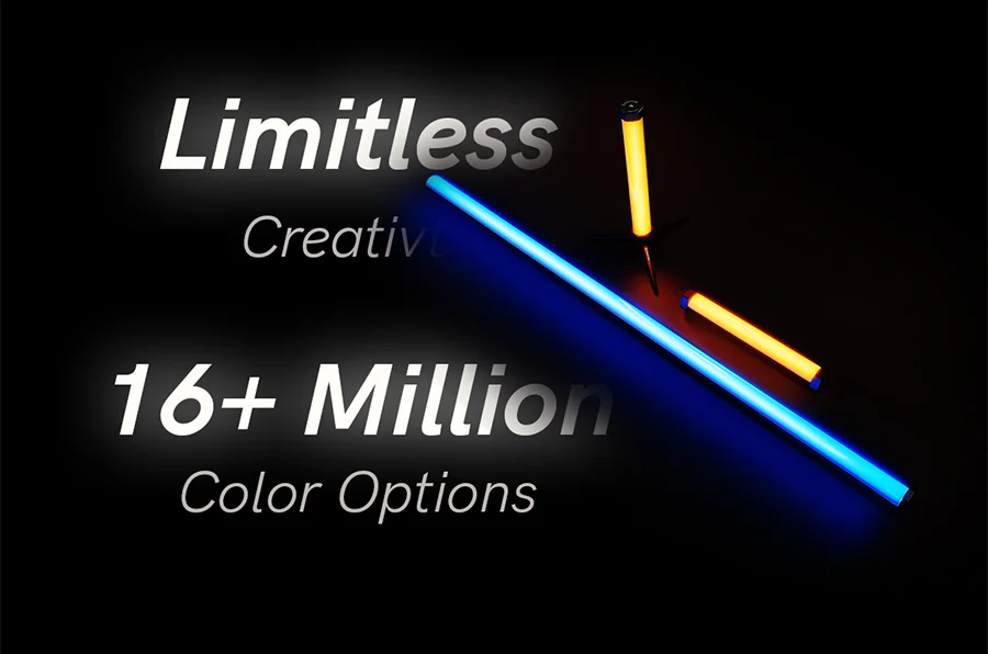Limitless creativity with 16+ million color options.