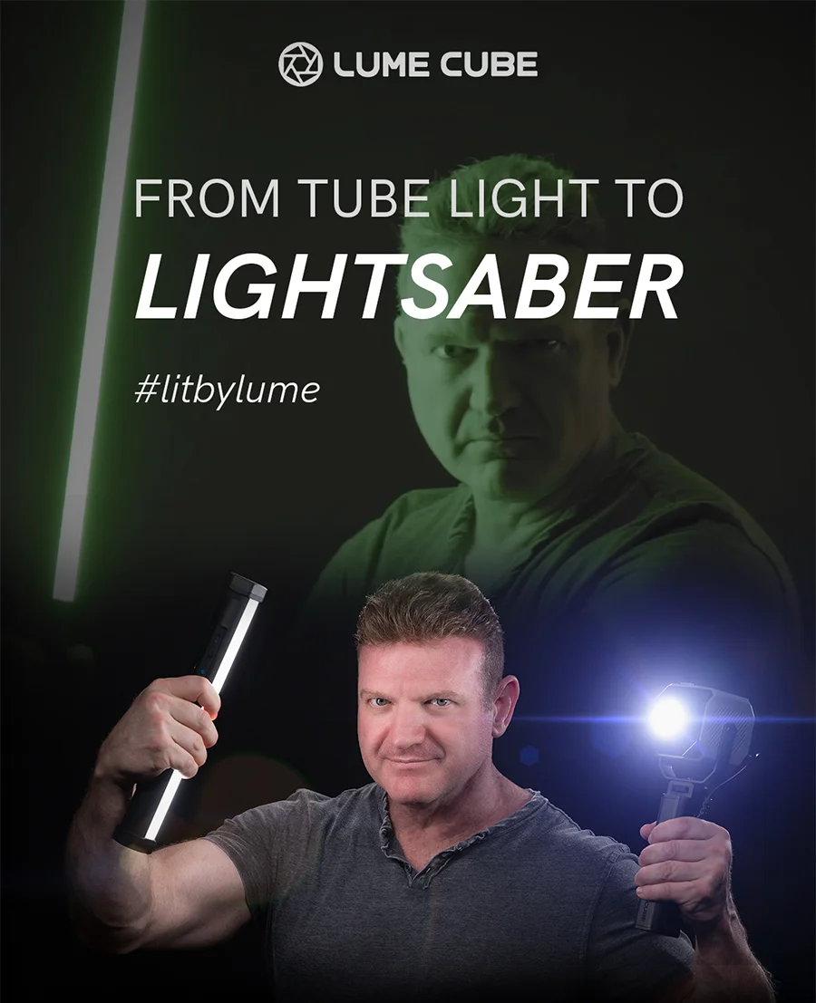 From tube light to lightsaber, #litbylume.