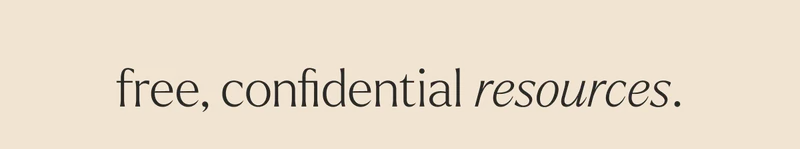 Free, Confidential Resources: