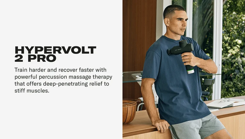 HYPERVOLT 2 PRO Train harder and recover faster with powerful percussion massage therapy that offers deep-penetrating relief to stiff muscles.