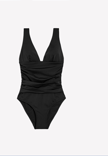 Mykonos Deep V Swimsuit Black
