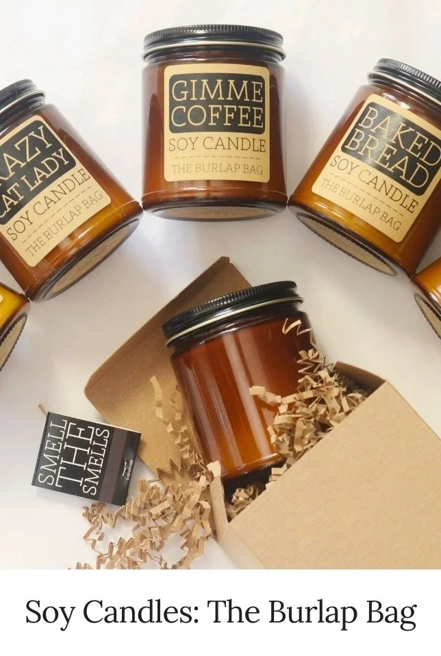 Soy Candles by The Burlap Bag