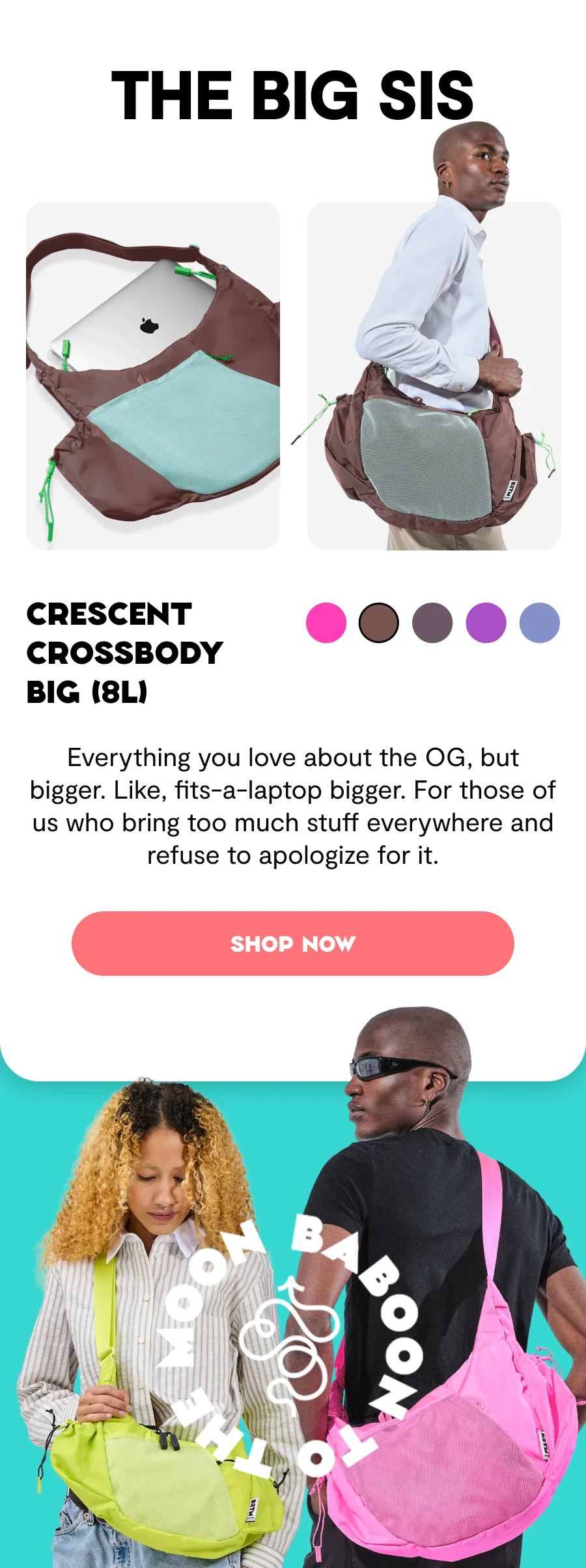 Crescent Crossbody Big
