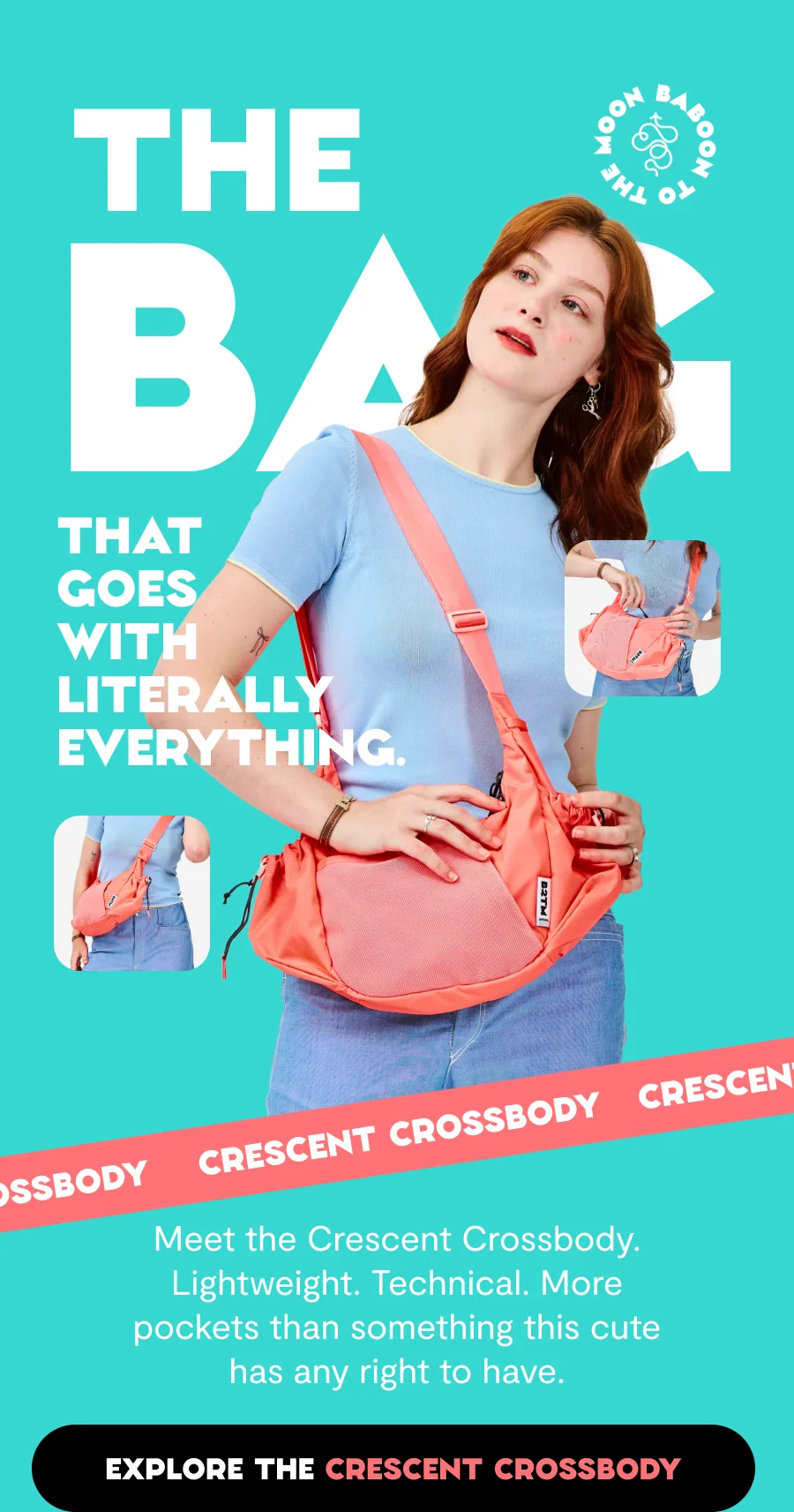 Crescent Crossbody Bag