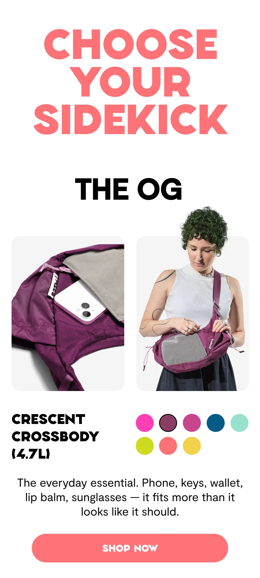 Crescent Crossbody Small