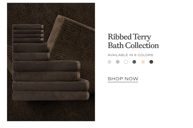 Ribbed Terry Bath Collection