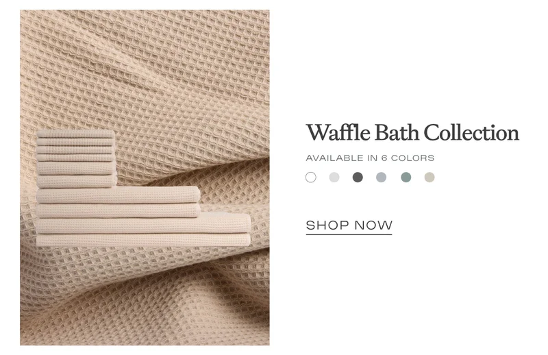 Waffle Bath Collection