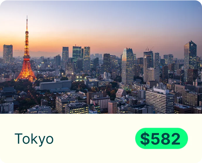 Tokyo $582