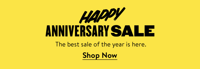 Happy Anniversary Sale!