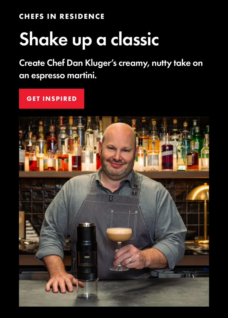 Chefs in residence. Shake up a classic. Get inspired.