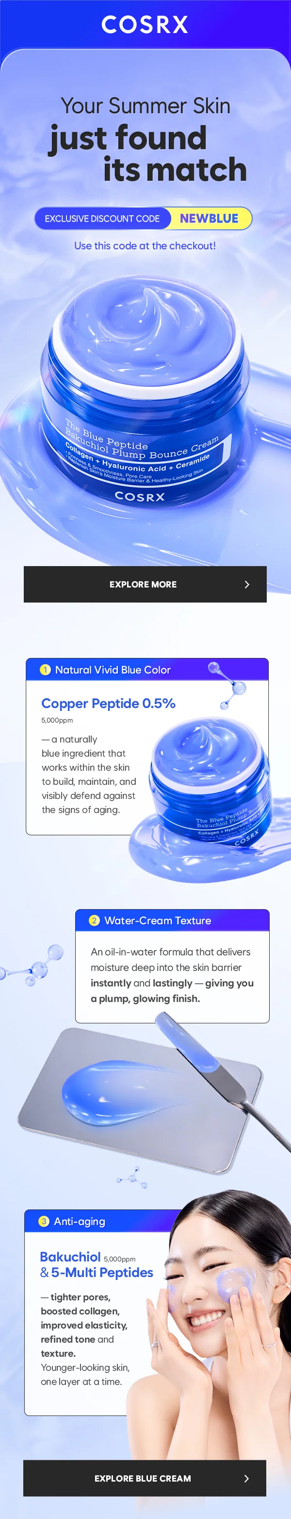 Blue Peptide Cream