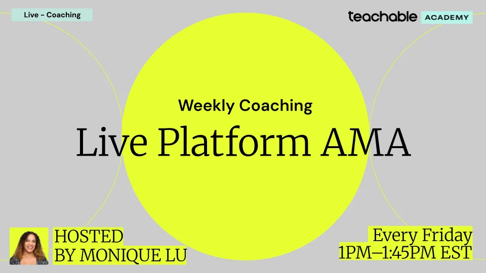 Build like an expert: Coaching