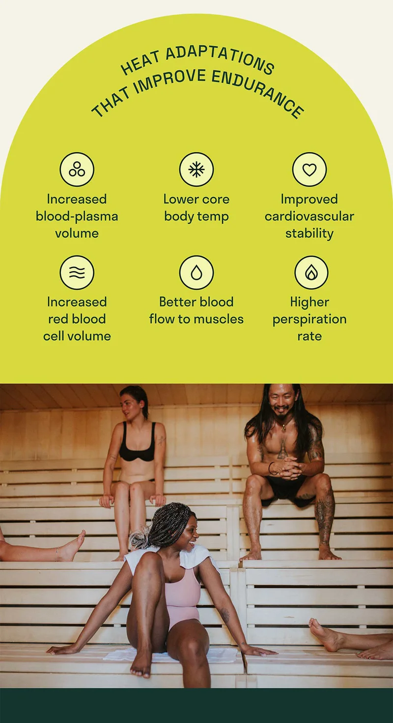 Heat adaptations that improve endurance.