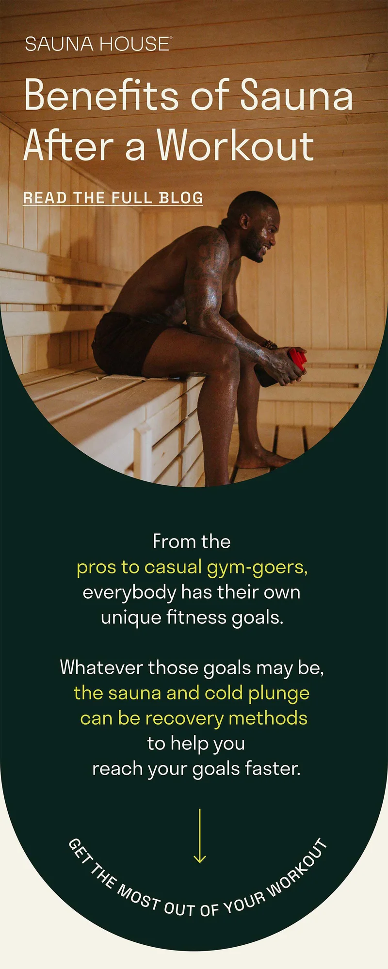 Sauna House: The benefits of sauna after a workout. Read the full blog.