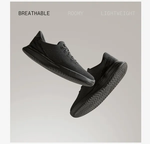Breathable. Roomy. Lightweight.