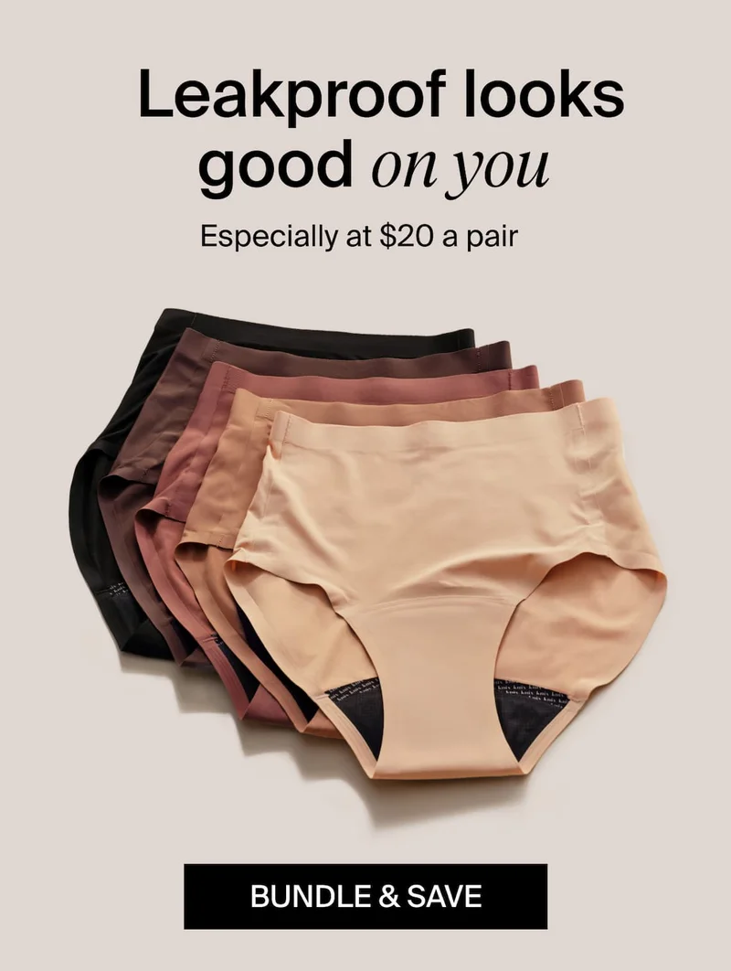 Leakproof looks good on you. Especially at $20 a pair. Bundle & Save